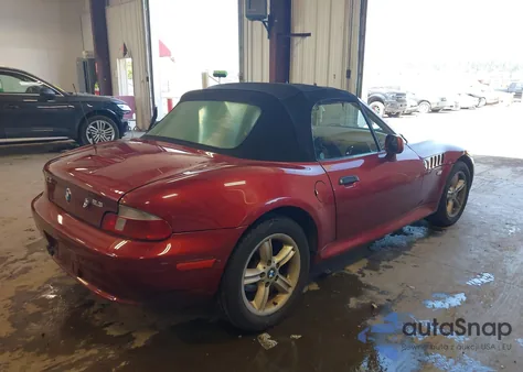 2000 BMW Z3 2.3 from USA, damaged, VIN WBACH9346YLF92166